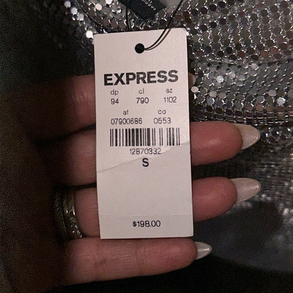 🪩New with tags, Express metallic mini dress🪩 - Picture 12 of 13
